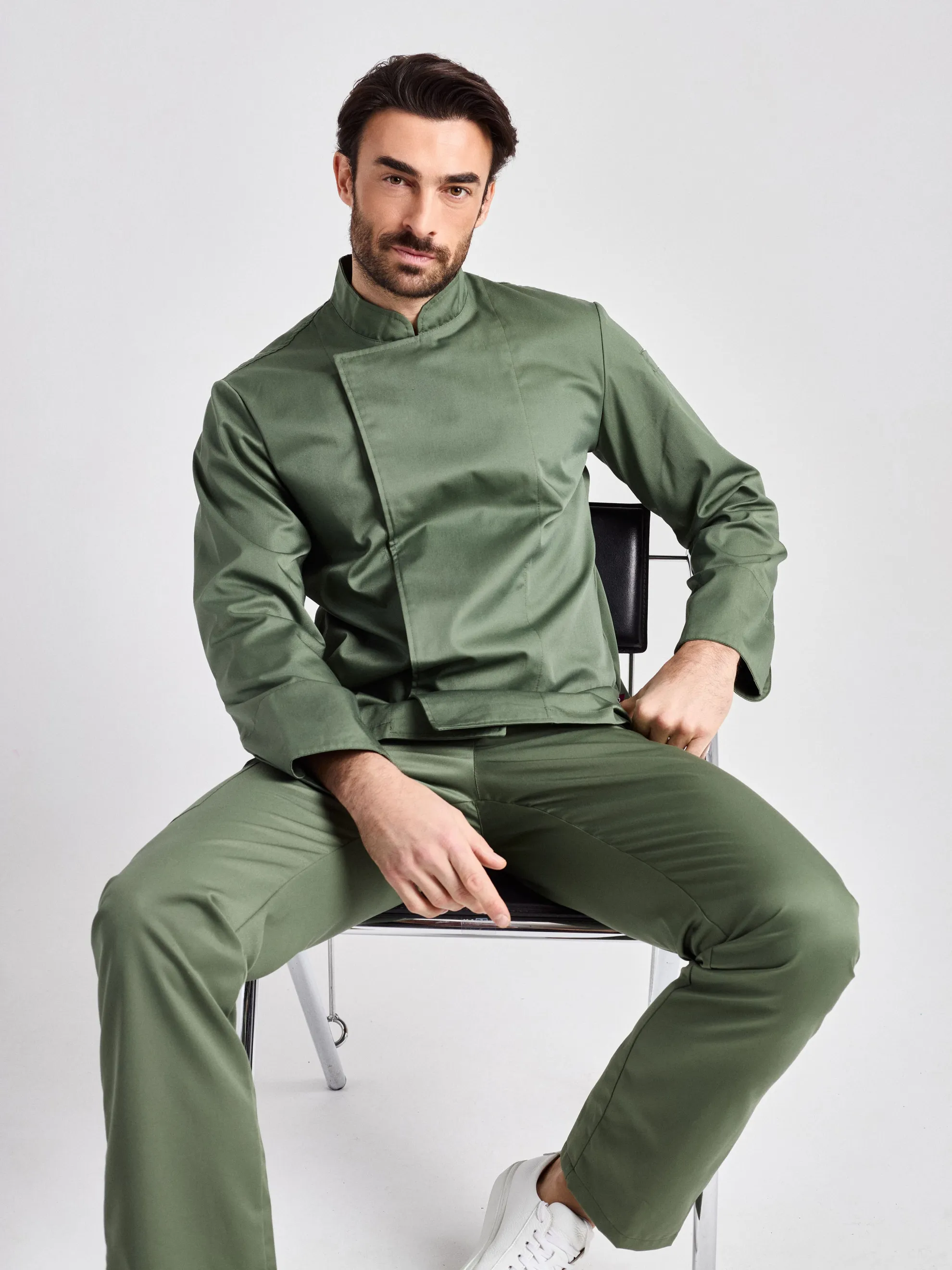 Rimini-Bene Man Classic - Kochjacke - olive